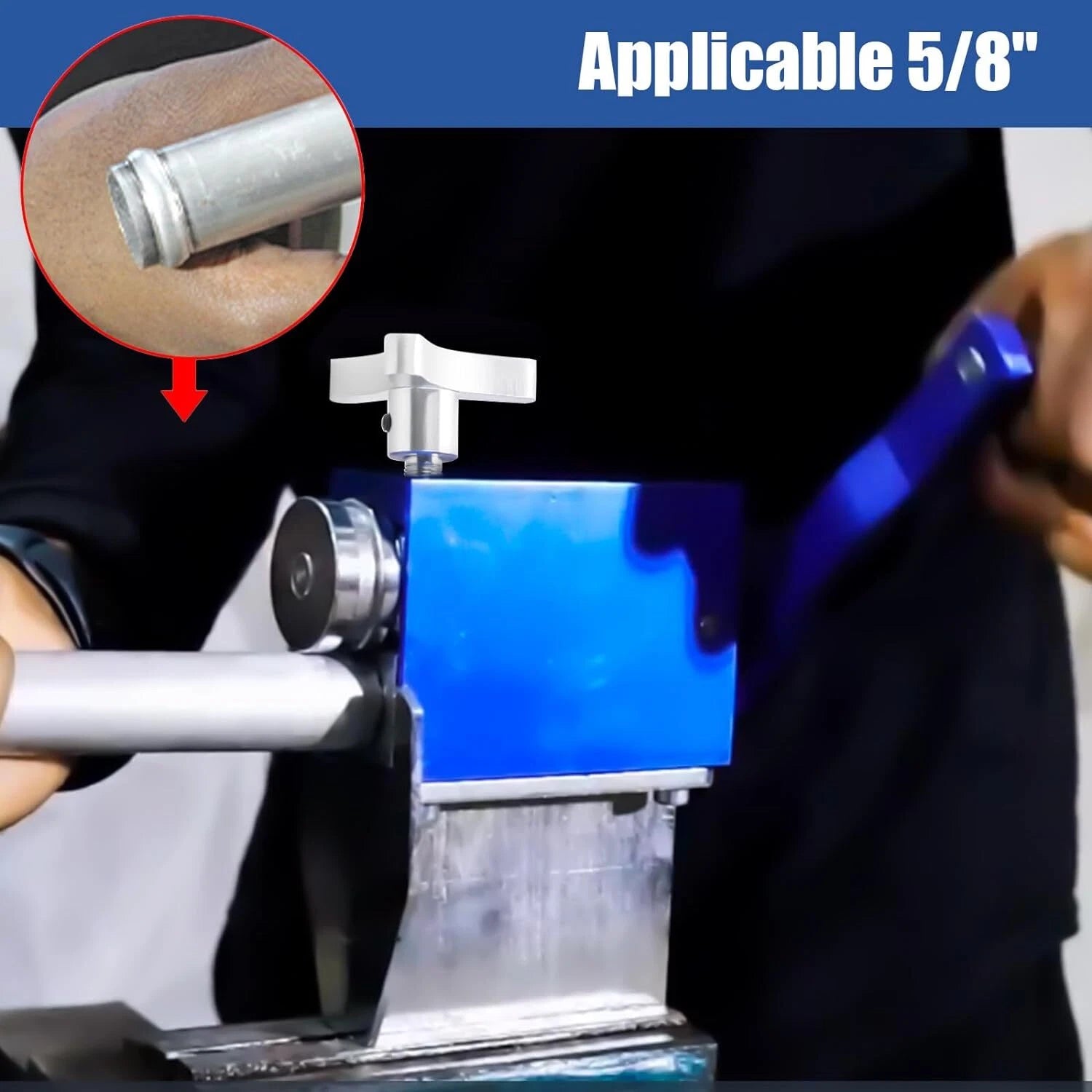 Bead Roller Tool for Intake and Intercooler Piping (5/8")