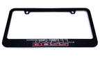 Matte Black License Plate Frame with Script Emblem for Chevy Trail Boss (2019–2025)