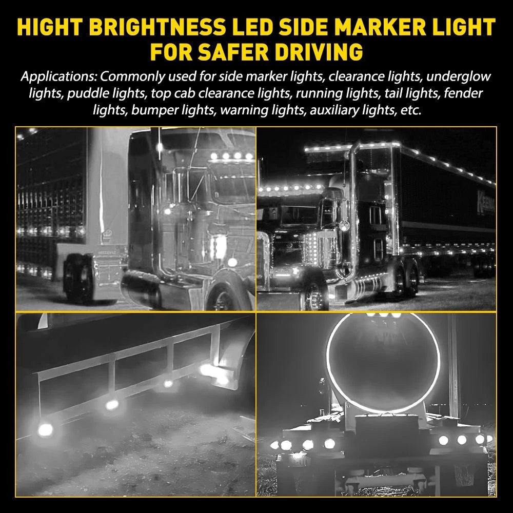 10X Watermelon Lights for EV (LED, Chrome Housing)