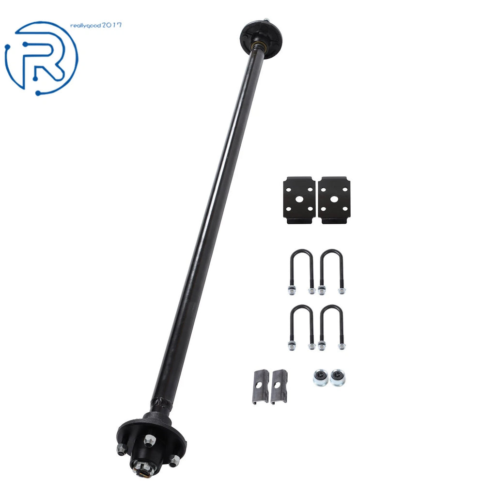 Trailer Axle 2000 lbs 4 Lug for Various Models (44"-72" Hub Face)