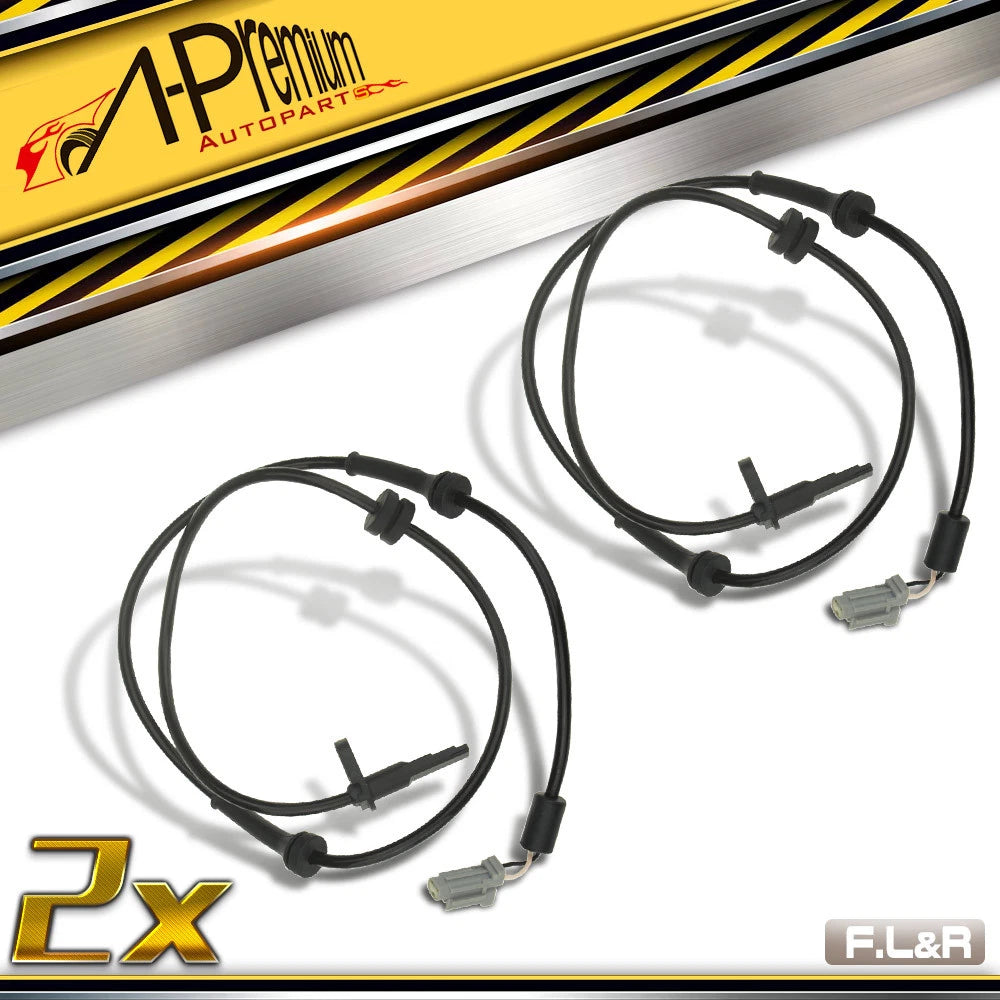 2X Front ABS Wheel Speed Sensor for Nissan Altima (2007–2013) Maxima (2009–2014)