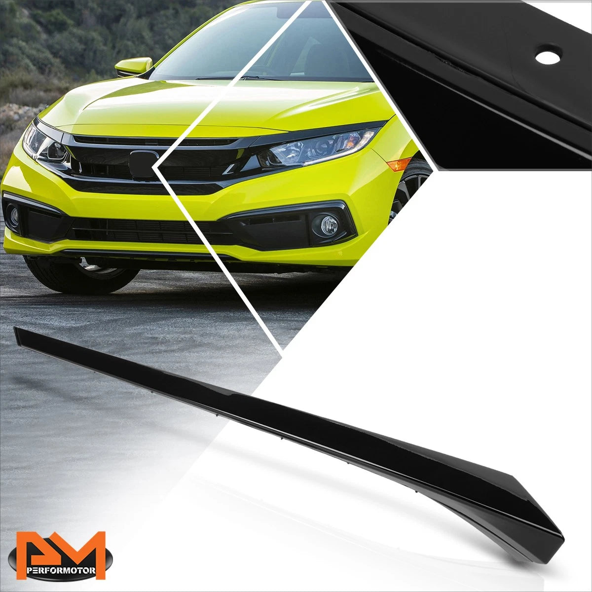 Front Passenger Right Grille Trim Molding for Honda Civic Type R (2017–2020)