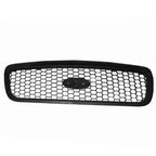 Replacement Black Plastic Front Grille for Toyota Hilux (2005–2015)
