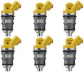 6PCS Fuel Injector 1001-87091 for Toyota Supra JZA70 JZA80 (1993–2002)
