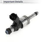 Fuel Injector for Toyota RAV4 2.5 (2019–2023) 1 Pc Black Silver Tone