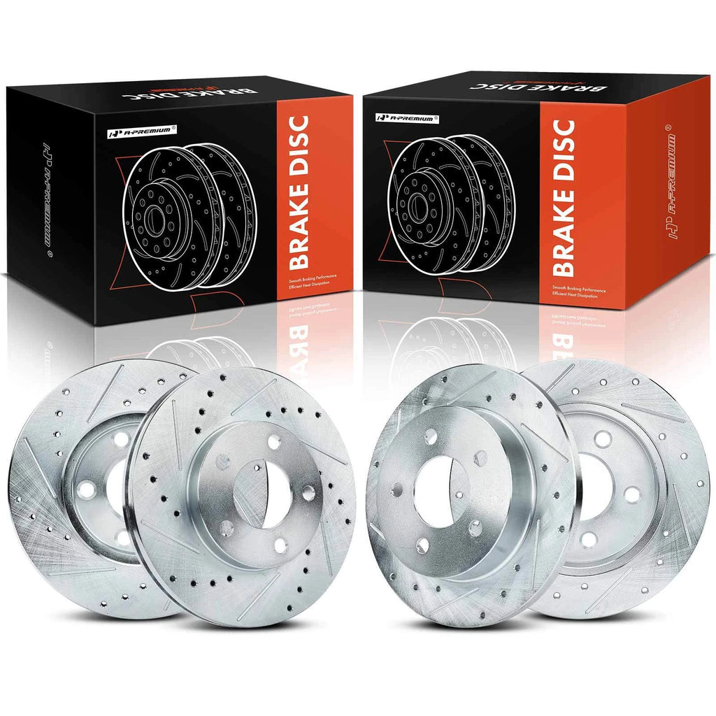Drilled Brake Rotors for Ford Mustang (1994–2004)