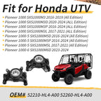 Rear Left Right Knuckle Set w/Bearings for Honda Pioneer 1000-6 (2023–2024)