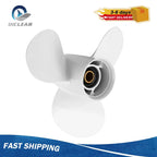 11 1/8x13 Aluminum Propeller for Yamaha Outboard 25-60HP (13 Spline)