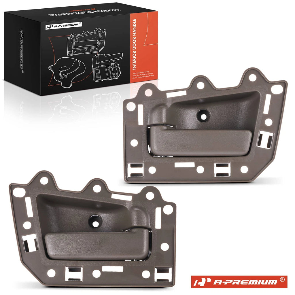 2X Front Brown Interior Door Handle for Jeep Grand Cherokee (2005–2011)