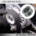 Drive Belt Idler Pulley for Buick Lacrosse (2018–2019) No. 12678158 Steel