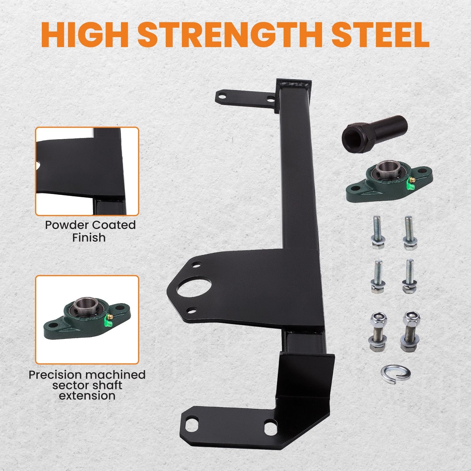 Front Control Arms Steering Gear Box Stabilizer Bar for Dodge Ram 3500 (2003–2008)