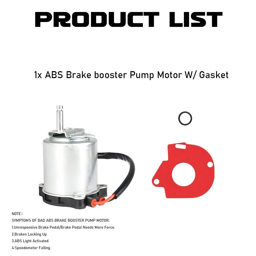 ABS brake booster pump motor w/ gasket for Lexus LX450D (2015–2018)