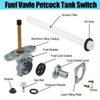 Fuel Valve Petcock Shut Off Kit 16950-HM8-003 for Honda Rancher 350 (2000–2006)