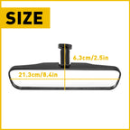 8" Black Rear View Mirror for Universal Vehicles (Year Range Not Specified)