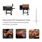 RTD Temperature Probe Sensor for Pit Boss 700 820 (2017–2023)