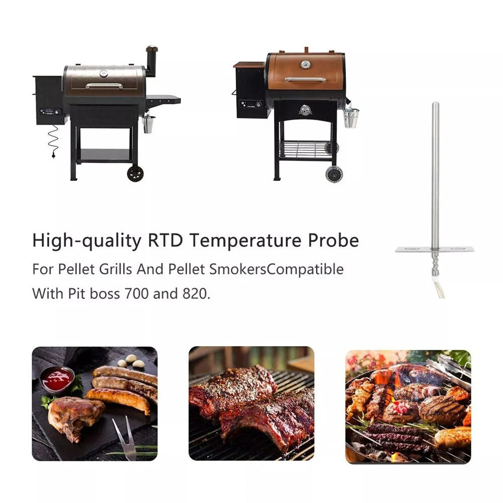RTD Temperature Probe Sensor for Pit Boss 700 820 (2017–2023)