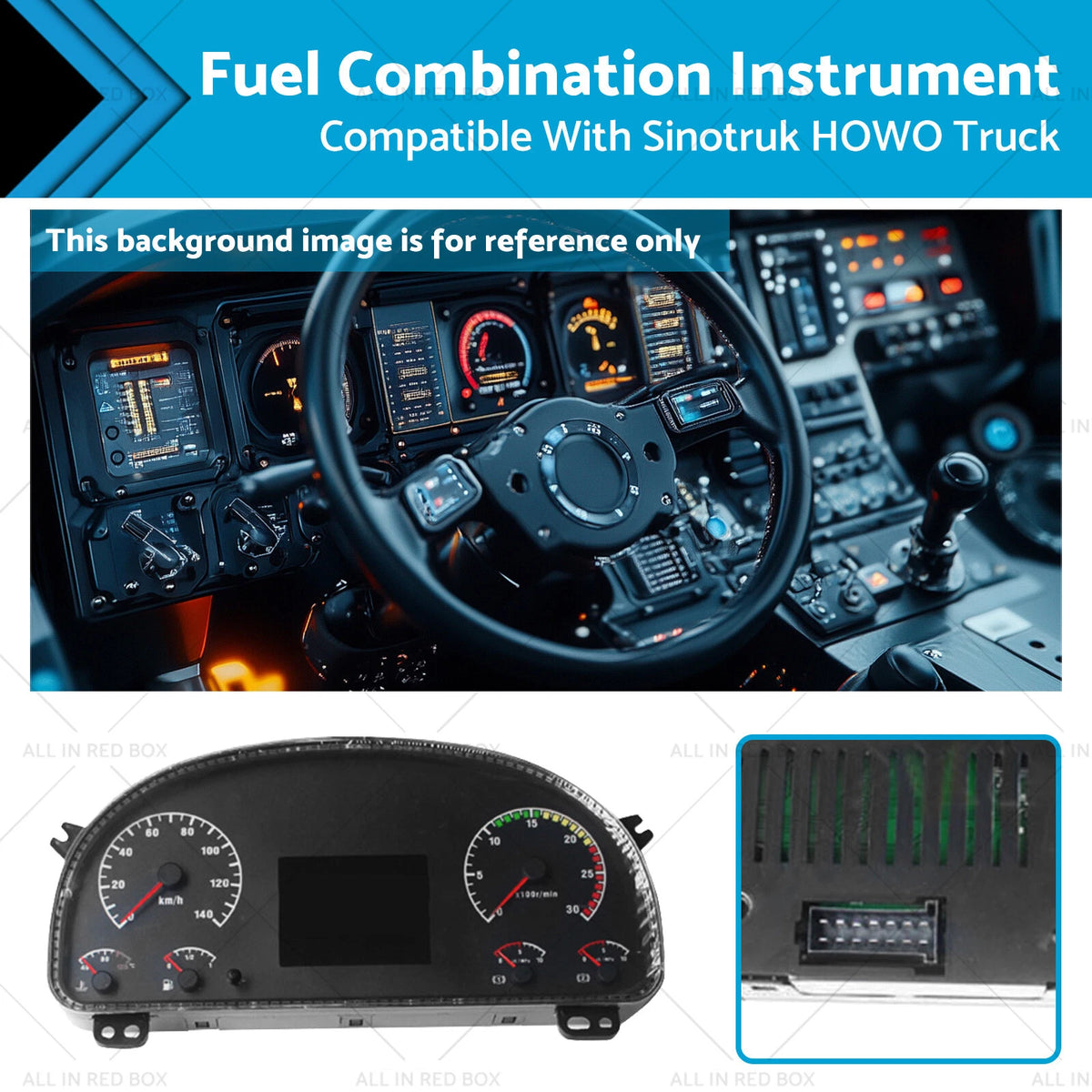 Combination Instrument for Sinotruk HOWO A7 T5G T7H Sitrak (2004–2024)