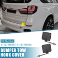 2X Rear Bumper Tow Hook Cover for BMW X5 (2014–2020) 51127158447 51127158448