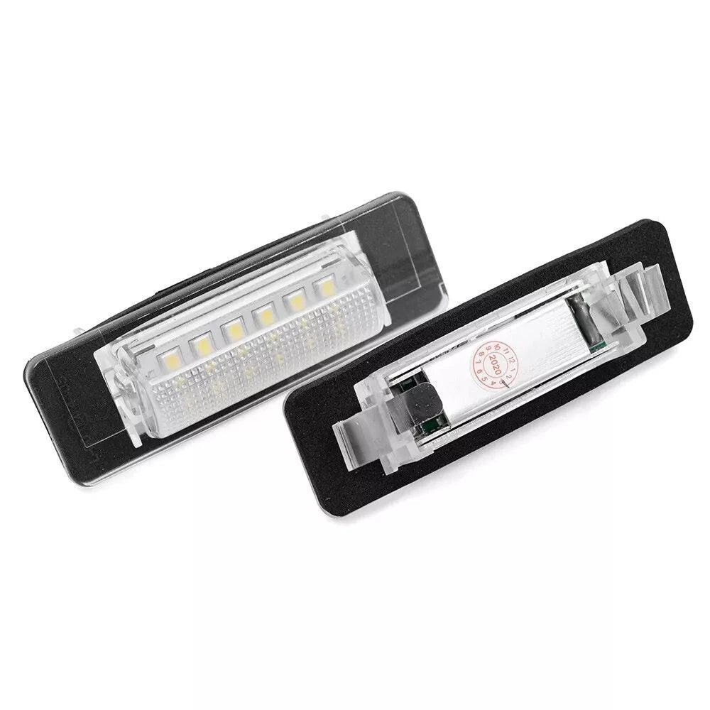 2X LED License Plate Light for Mercedes W210 E Class (1996–2002) W202 (1997–2000)