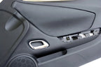 Door Panel Insert Cards for Chevrolet Camaro (2010–2015) Black Leather