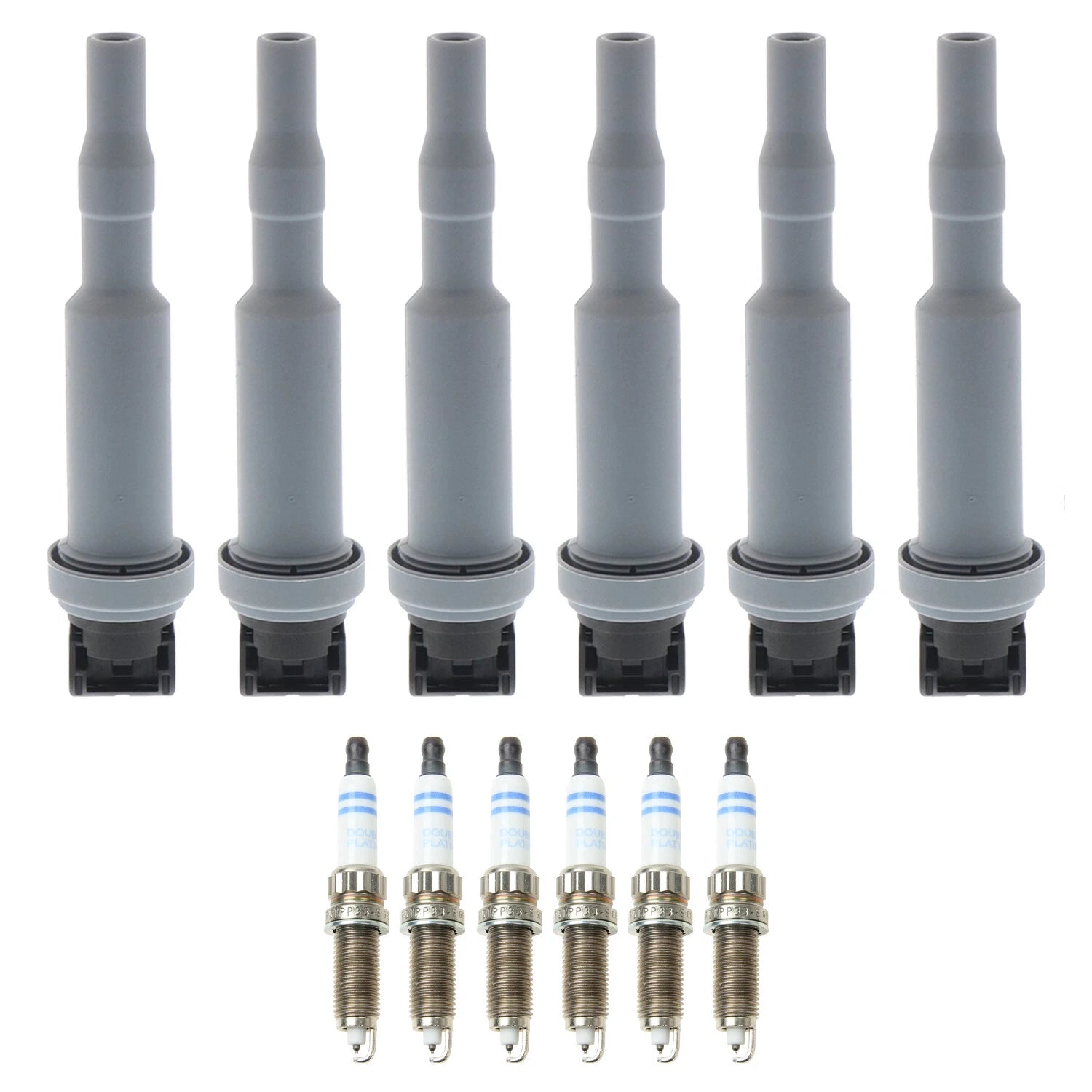 Set of 6 Ignition Coils for BMW E90 L6 (2007–2013) - OE Fine Wire Platinum