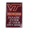 Virginia Tech Hokies Fanatic Sign 12"x8"