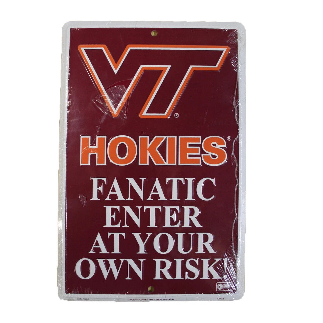 Virginia Tech Hokies Fanatic Sign 12"x8"