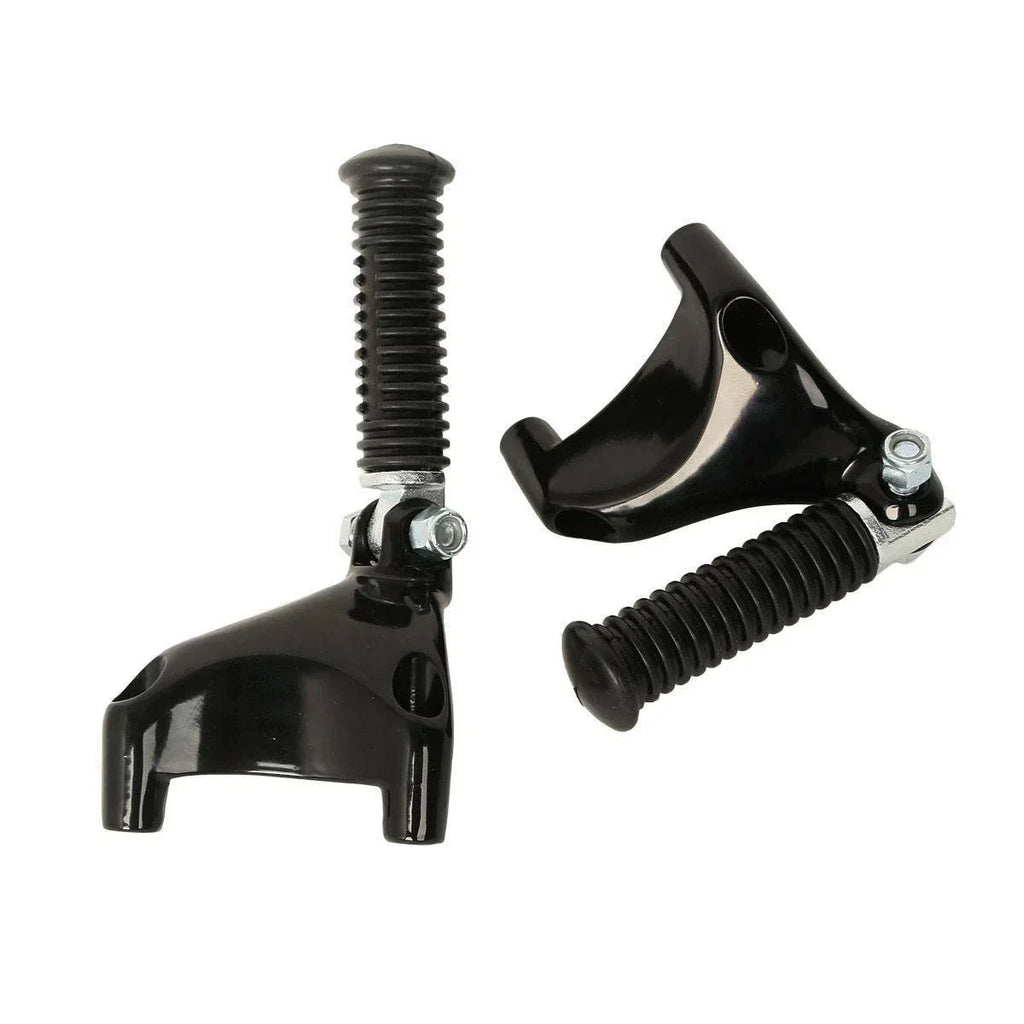 Black Rear Passenger Footpeg Mount Clamp for Harley Sportster 883 1200 (04-13)