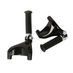 Black Rear Passenger Footpeg Mount Clamp for Harley Sportster 883 1200 (04-13)