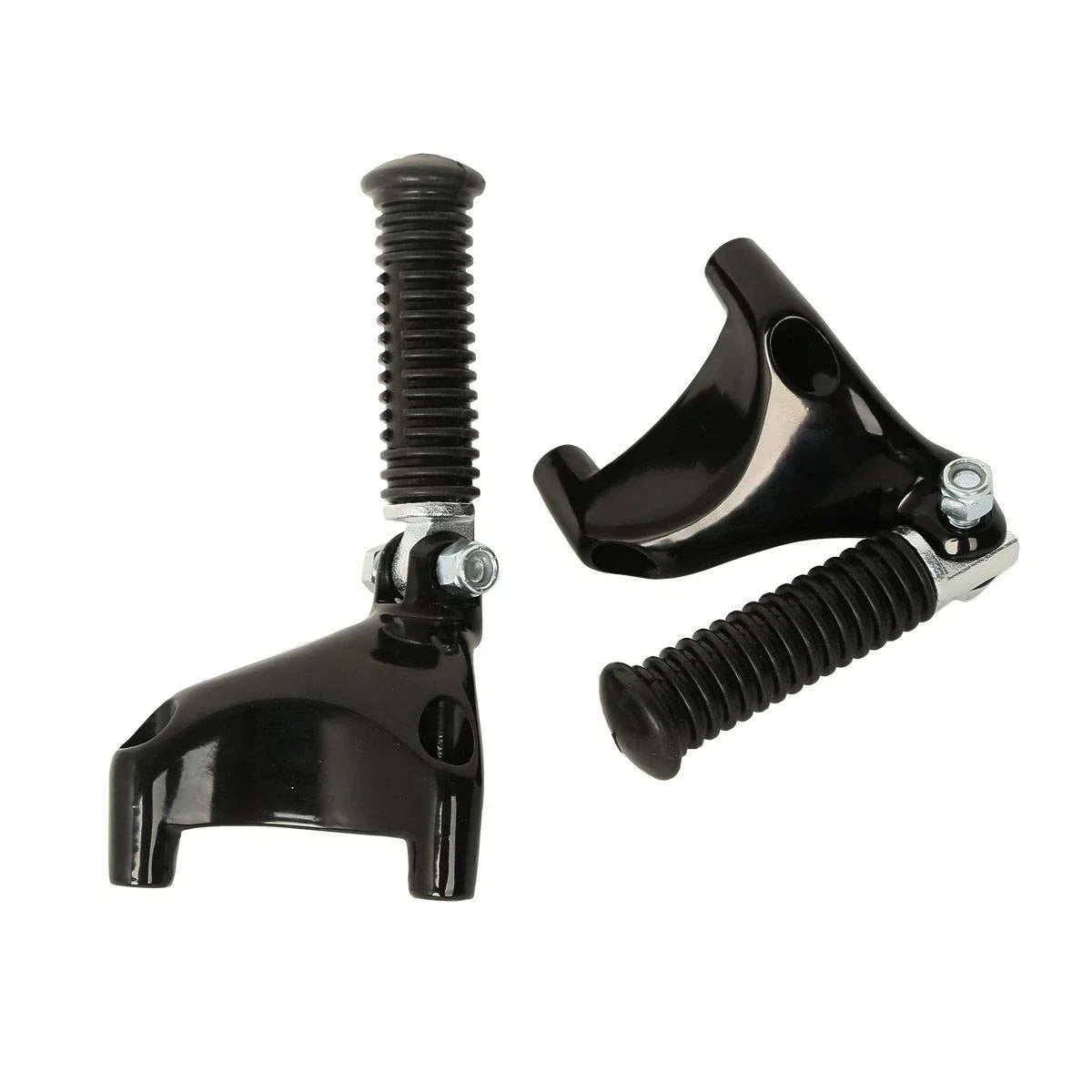 Black Rear Passenger Footpeg Mount Clamp for Harley Sportster 883 1200 (04-13)