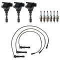 Set of 3 Ignition Coils & 6 Iridium Spark Plugs for Kia Sorento (2011–2016)