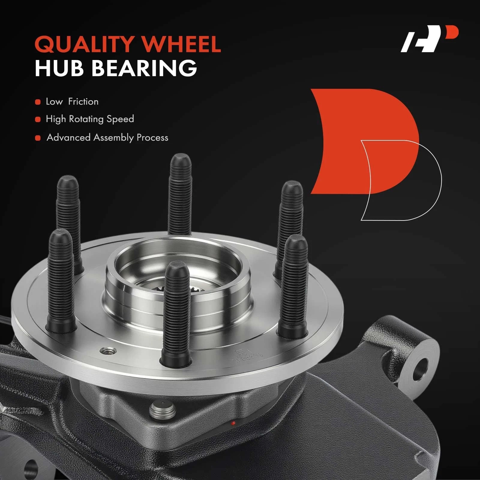 Front Right Steering Knuckle & Hub Bearing for Chevrolet Silverado GMC (2007â2018)