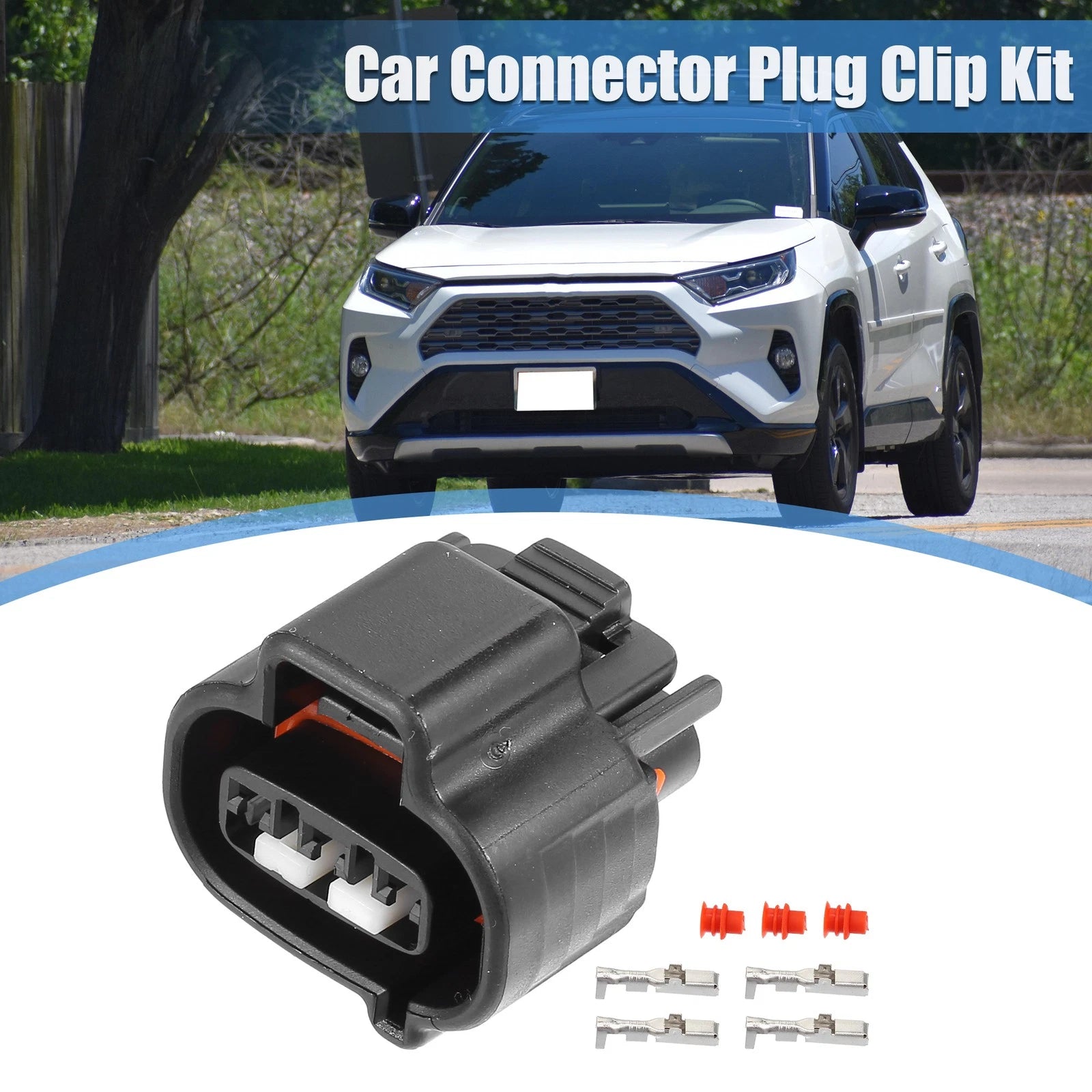 Set of 3 Pin Speed Sensor Connector Adapter Plug for Toyota 