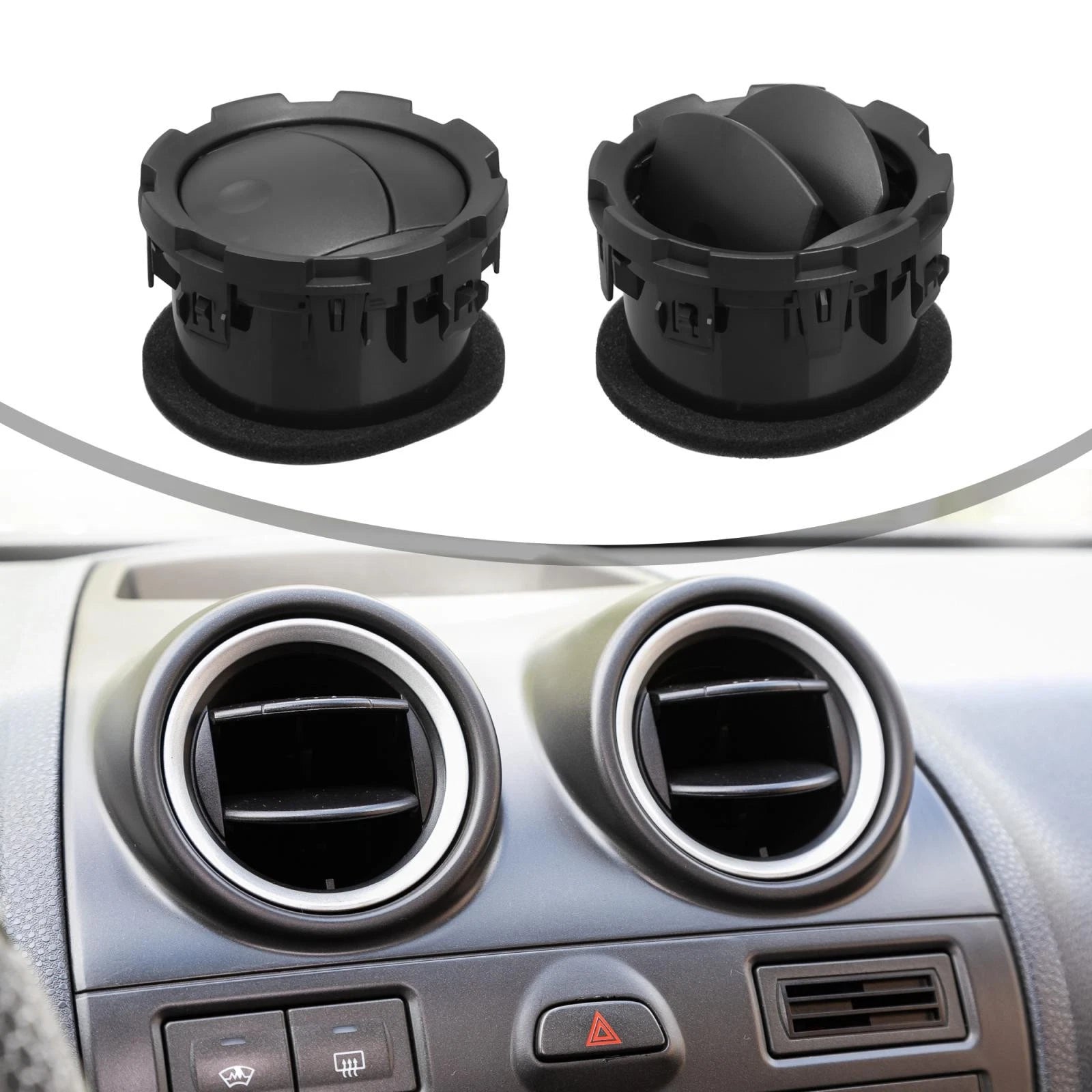 Set of 4 Dashboard Air Vent AC Heater BC3Z19893AA for Ford F-250 F-350 (2011–2016)
