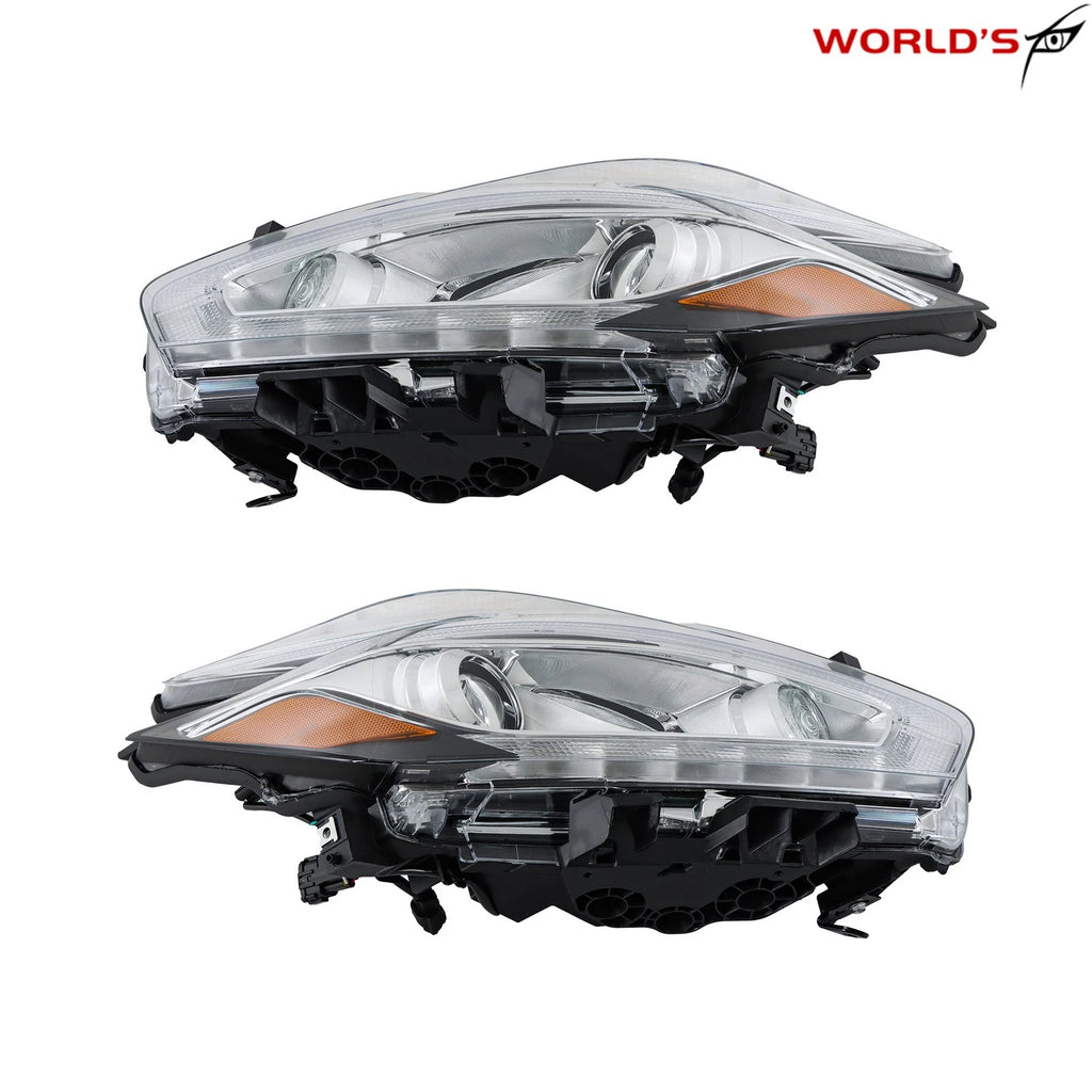 Set of 2 Halogen Headlights for Nissan Murano (2015–2018) LED DRL Projector