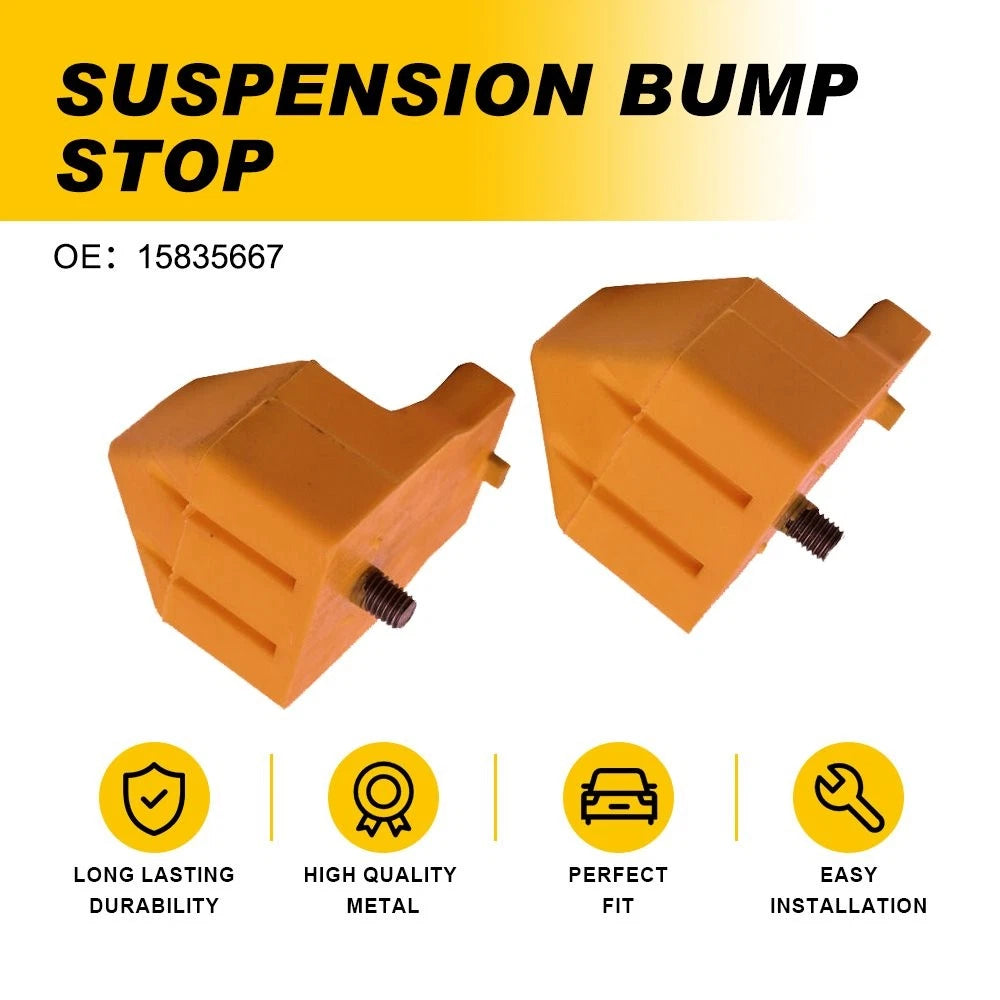 2X Front Suspension Bump Stop for Chevrolet Silverado 2500 HD 3500 (2001–2019) 15835667 EH