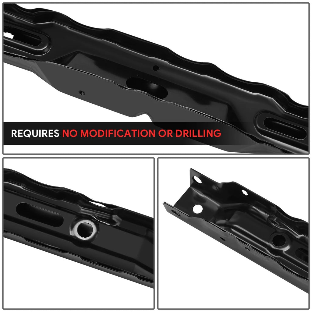 Black Steel Upper Radiator Support Bracket for Chevy Equinox GMC Terrain (2018–2024)