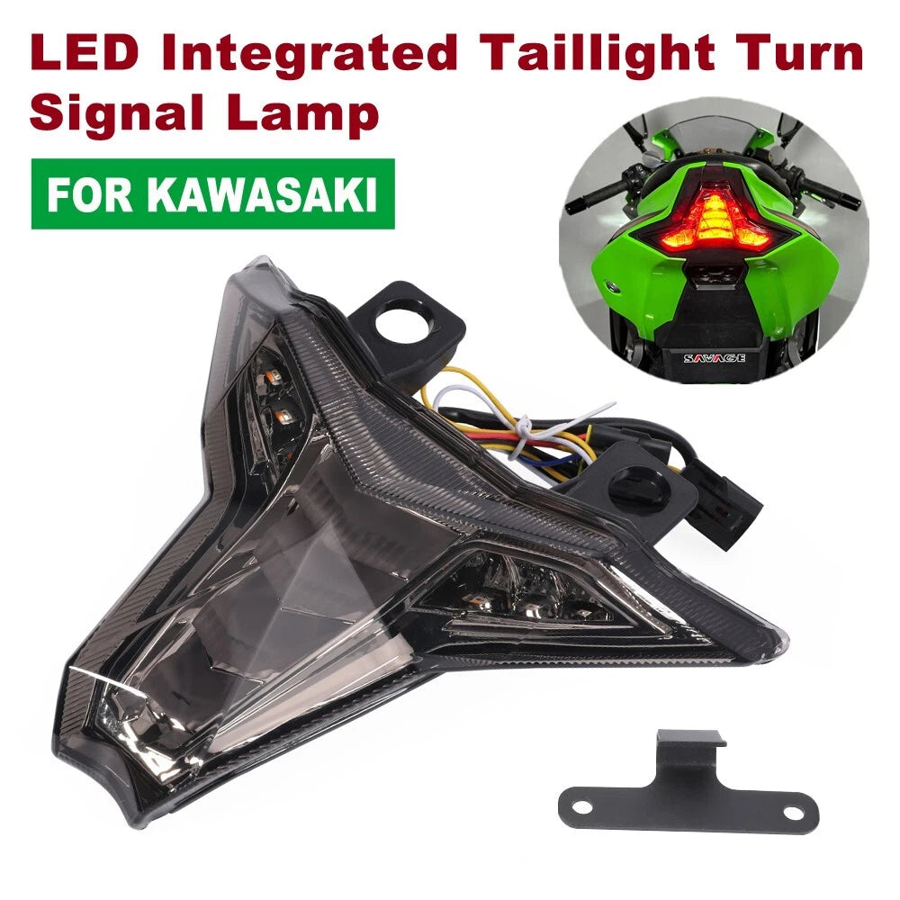 LED Integrated Taillight Turn Signal Lamp for Kawasaki Ninja ZX-25R ZX-4R ZX-4RR