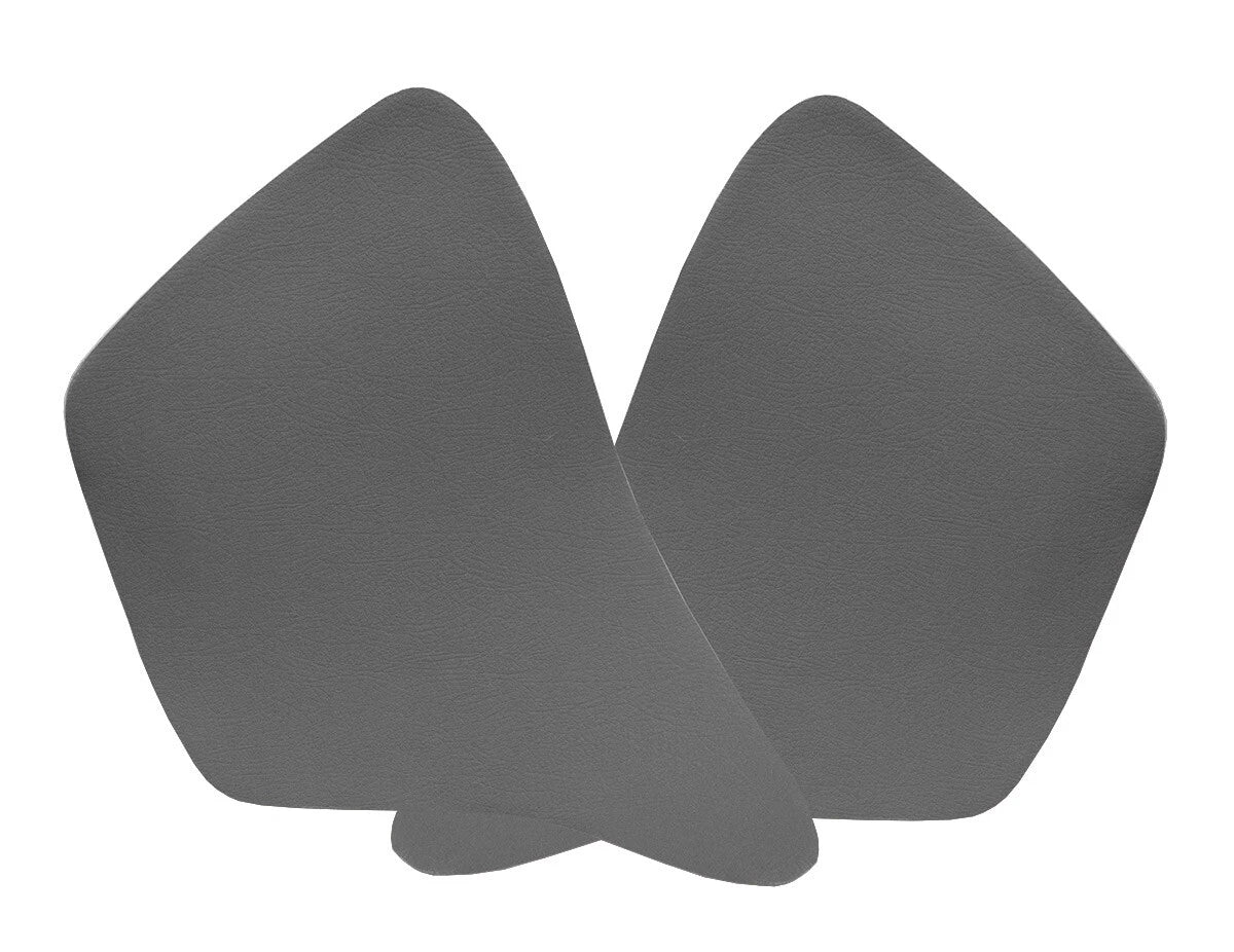 Front Insert Door Panel Cover Leather for Toyota Tacoma (2005–2015) Gray