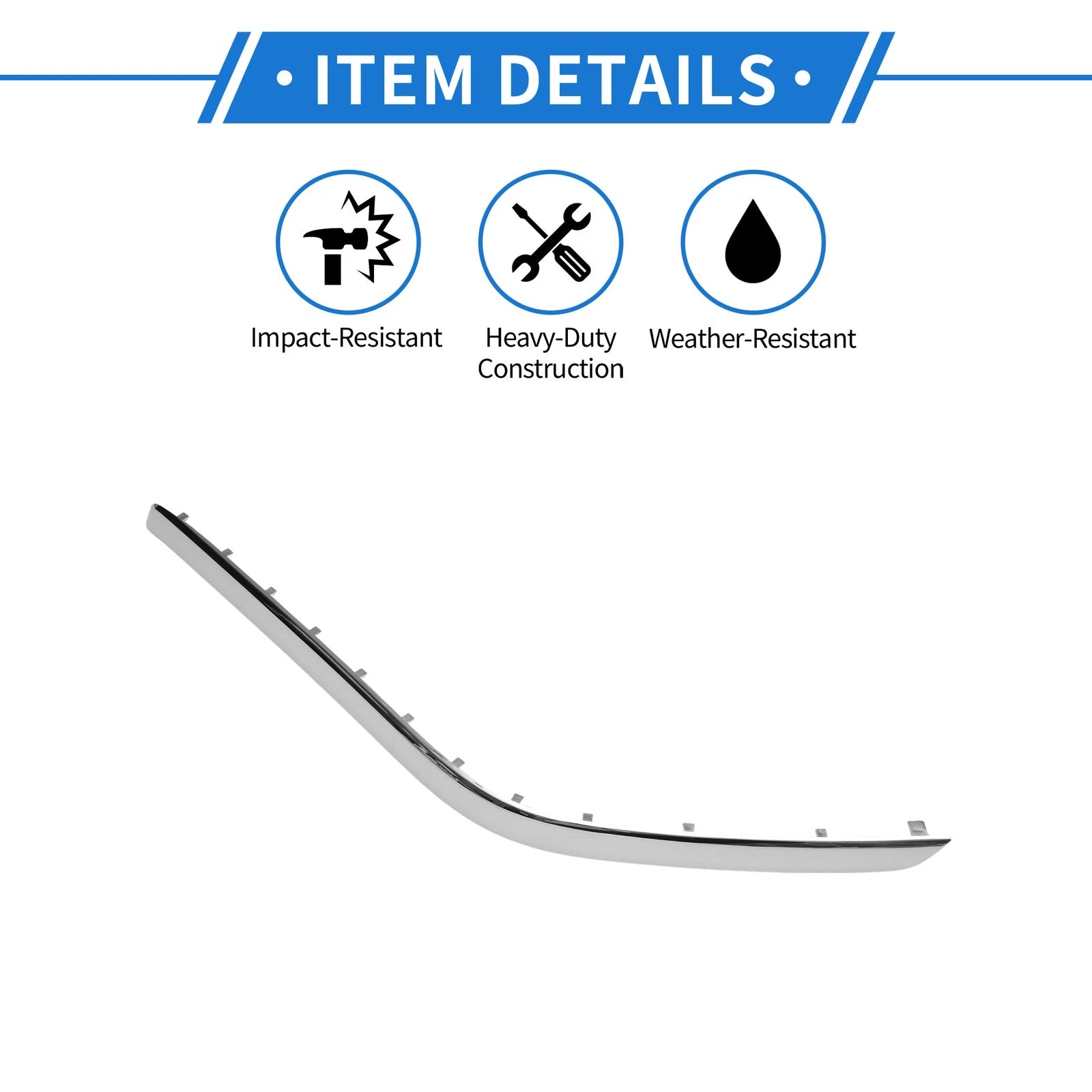 Bumper Grille Trim Garnish No.2048852021 for Mercedes-Benz W204/GLK (2008–2012)