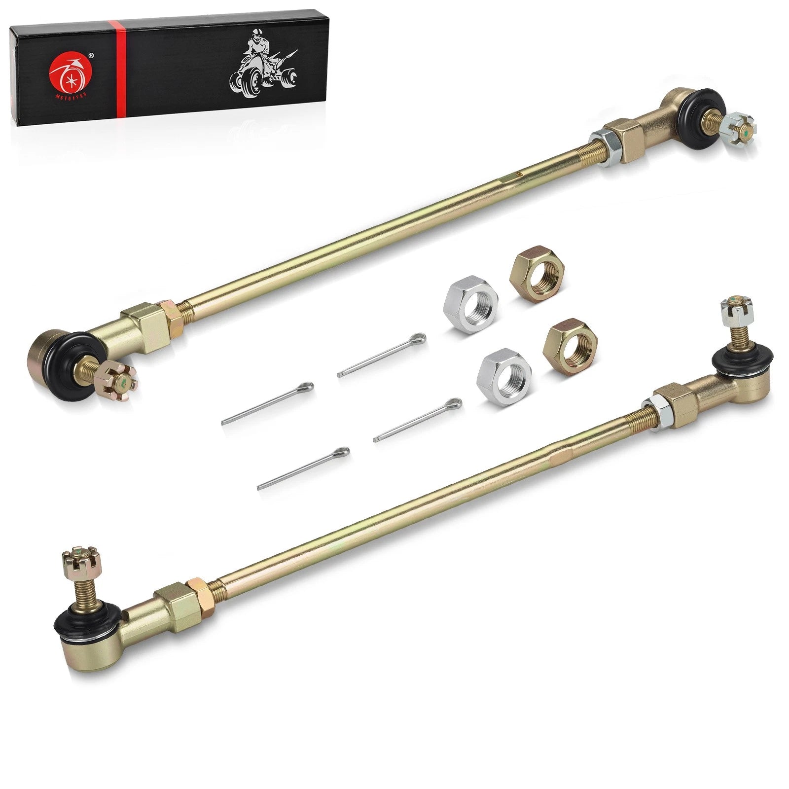 Tie Rods Kit w/Tie Rod Ends for Honda TRX450R TRX450ER (2004–2009)