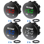 DC LED Digital Voltmeter for Motorcycle Car Battery (12V-24V)