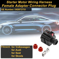 1 Pin Starter Motor Wiring Harness Connector Plug for Volkswagen 