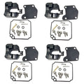 Set of 4 Carburetor Repair Kits for Yamaha 9.9HP 15HP Outboard (63V-W0093-00-00)