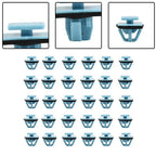 30pcs Molding-Clips for Kia-Hyundai Fender Flare Rocker Door & Moulding