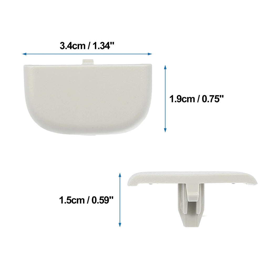 2X Sun Visor Cap Clip No.DS7Z54672A40AF/DS7Z4273AA for Ford Edge (2015–2023)