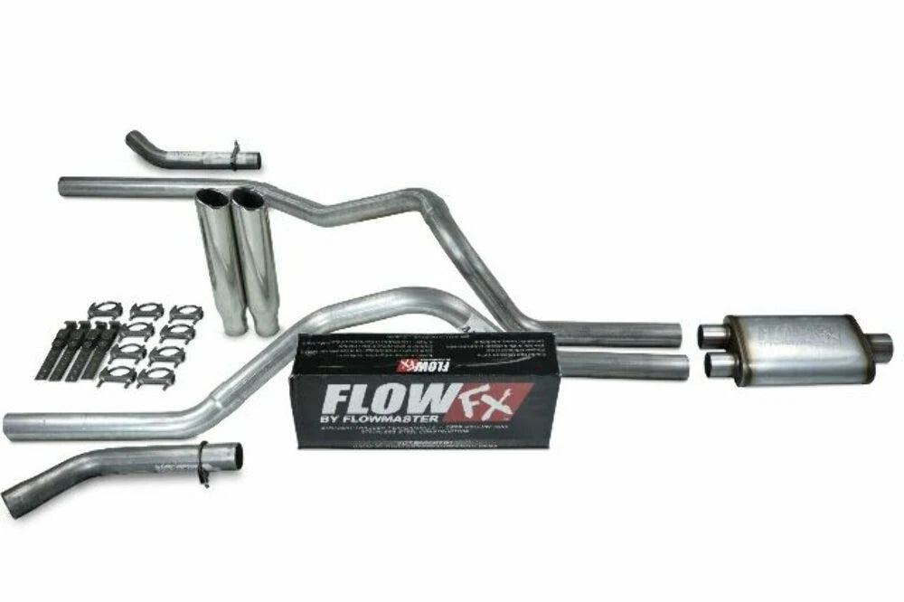 2.5" Dual Exhaust Kit for Chevy GMC 1500 (2019–2025) - Flowmaster Flow FX