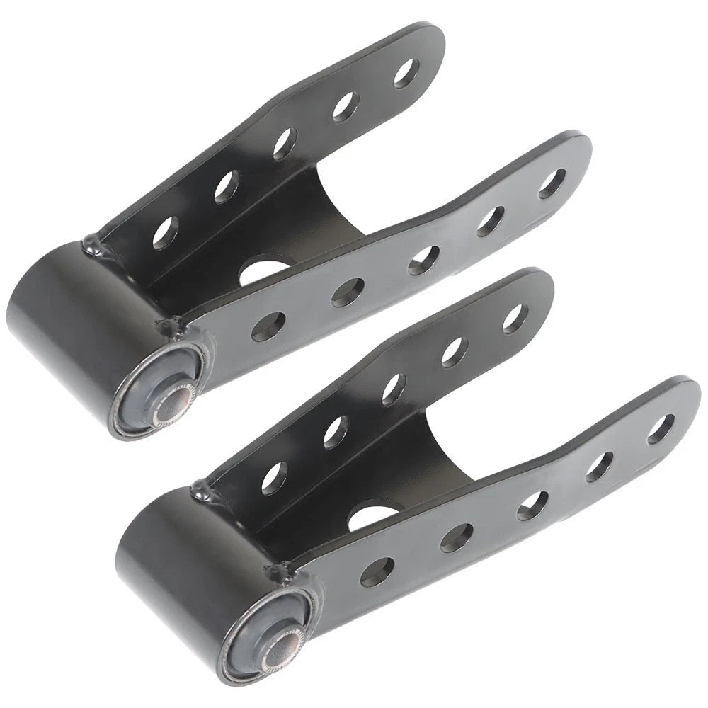 Rear Lowering Shackle Kit for Chevy Dodge Ford GMC (2" Drop)