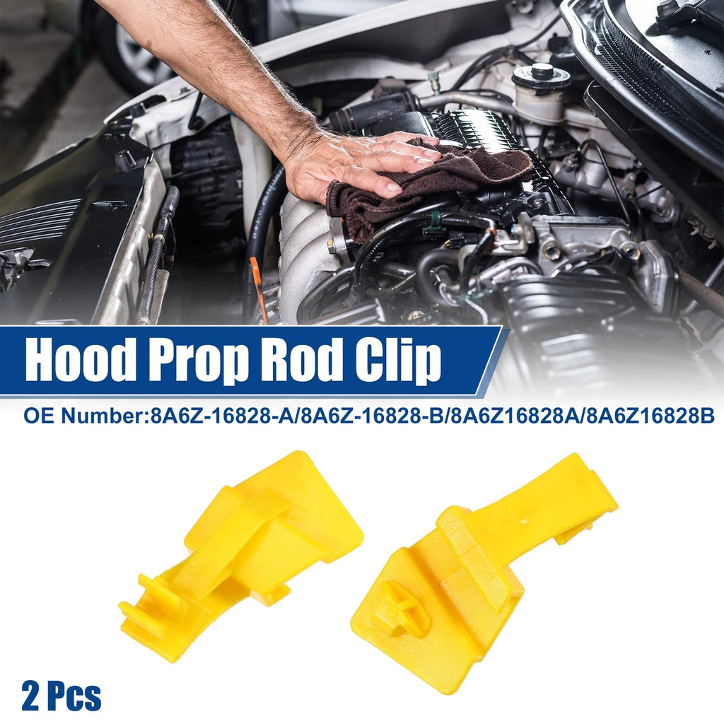 2 Pcs Hood Prop Rod Holder Clips for Ford (No. 8A6Z16828A)