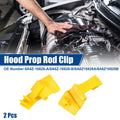 2 Pcs Hood Prop Rod Holder Clips for Ford (No. 8A6Z16828A)